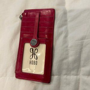 HOBO, CREDIT CARD WALLET, PINK, GREAT SIZE.